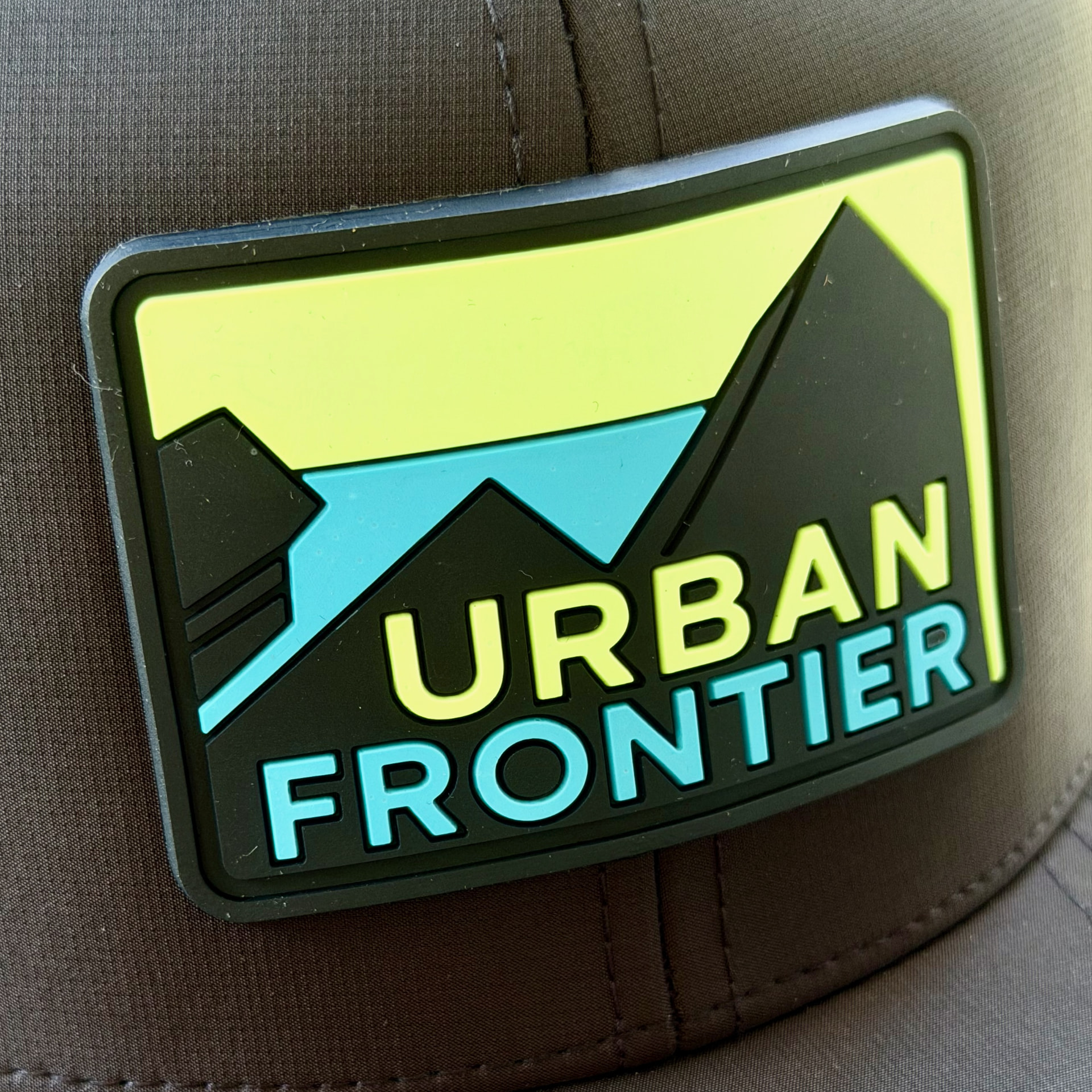 Finished patch after our free design work, Logo → PVC patch