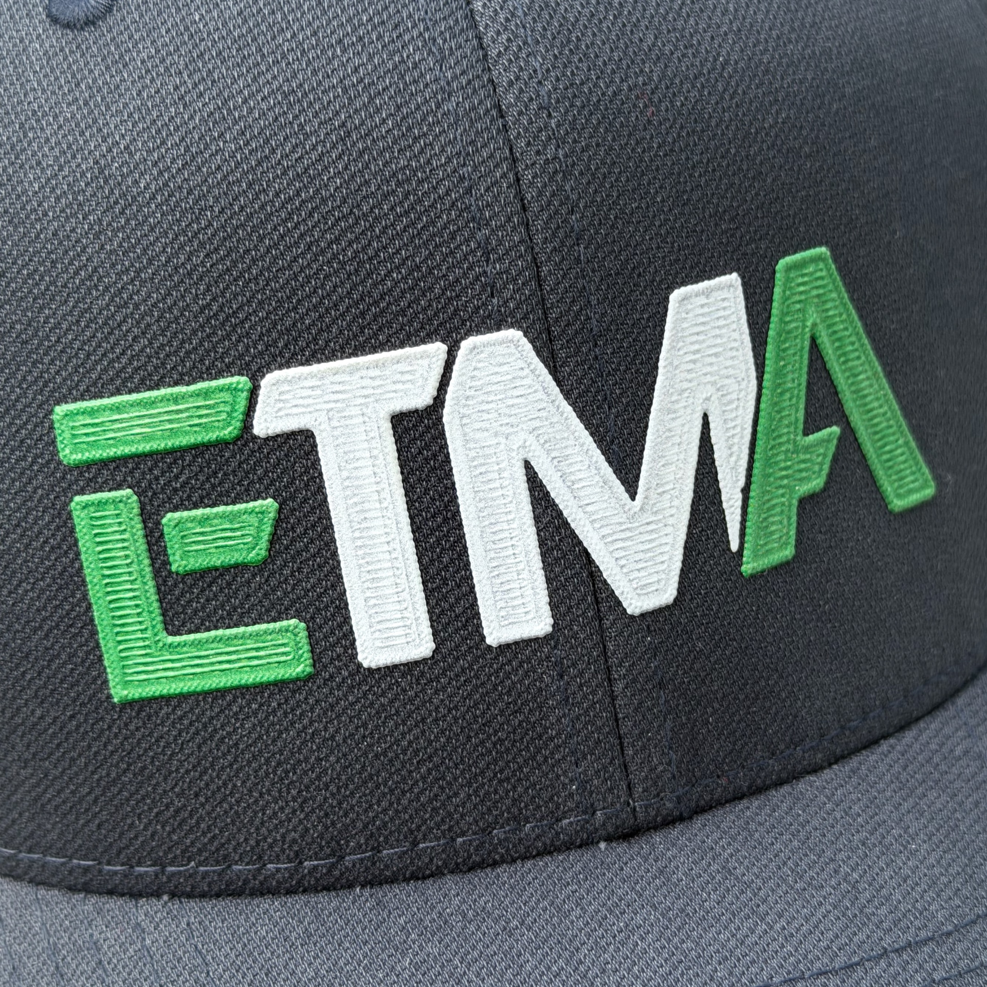 Finished patch after our free design work, Logo → Flexbroidery
