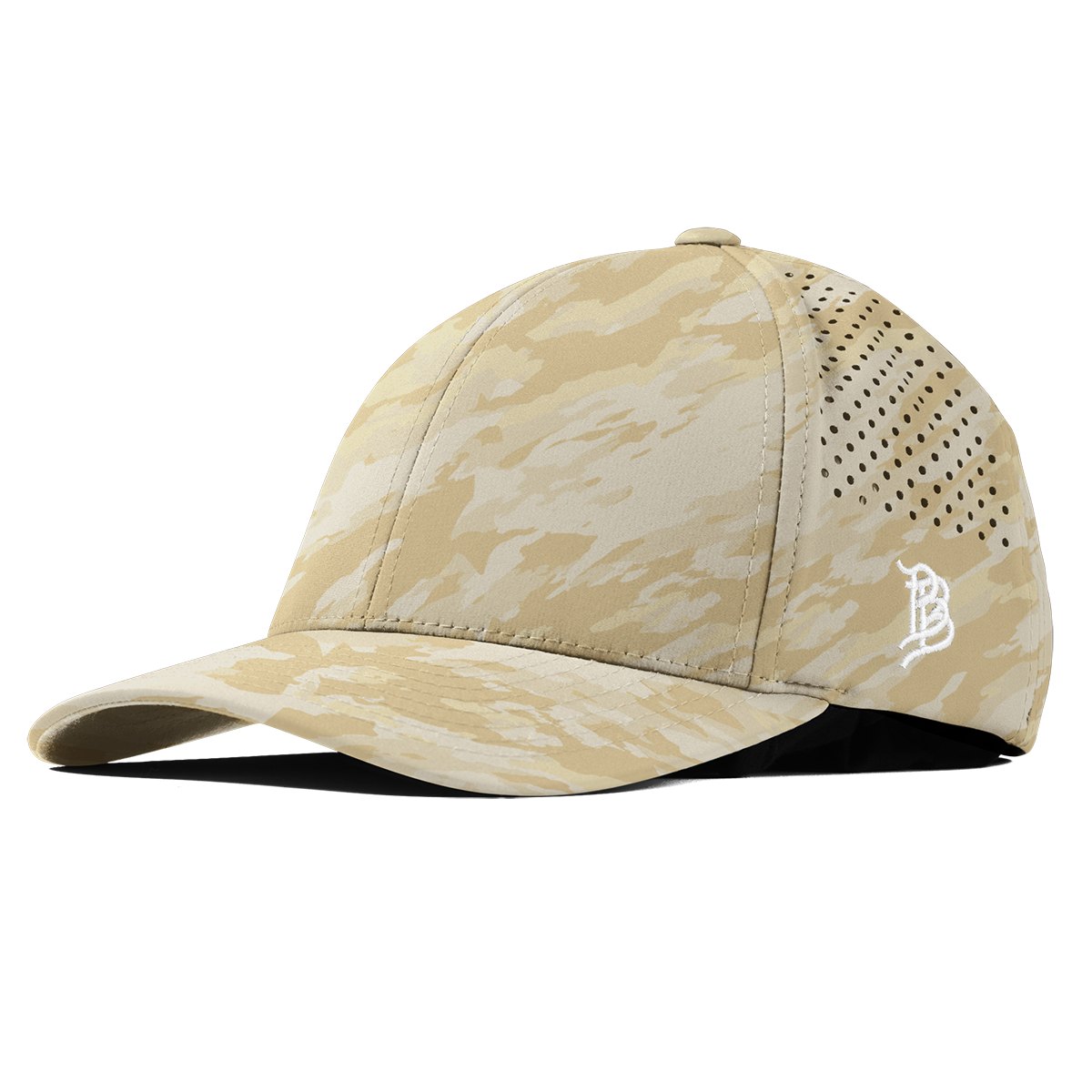 Branded Bills Bare Curved Performance in Desert Camo