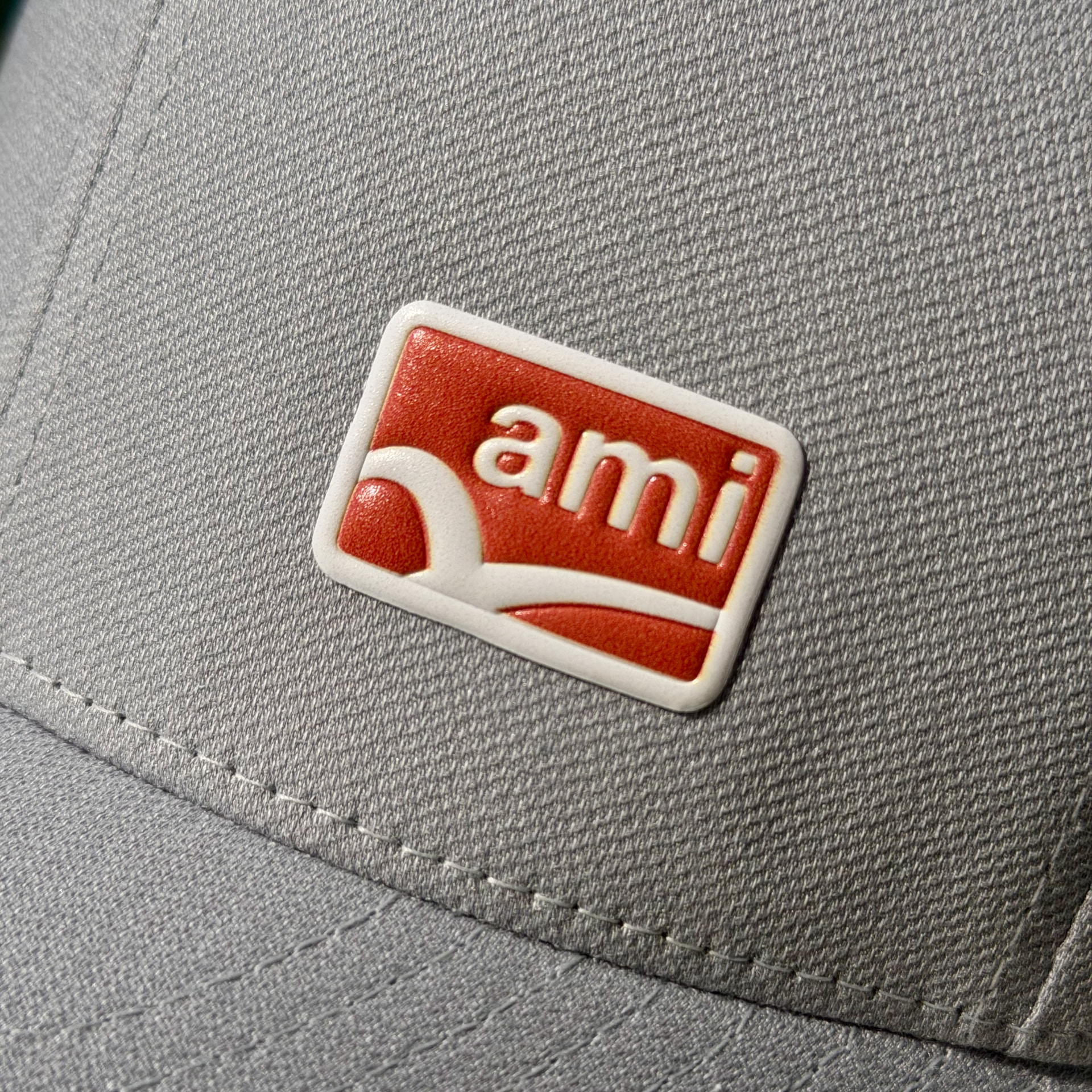 Flexstyle patch macro photograph on a custom cap