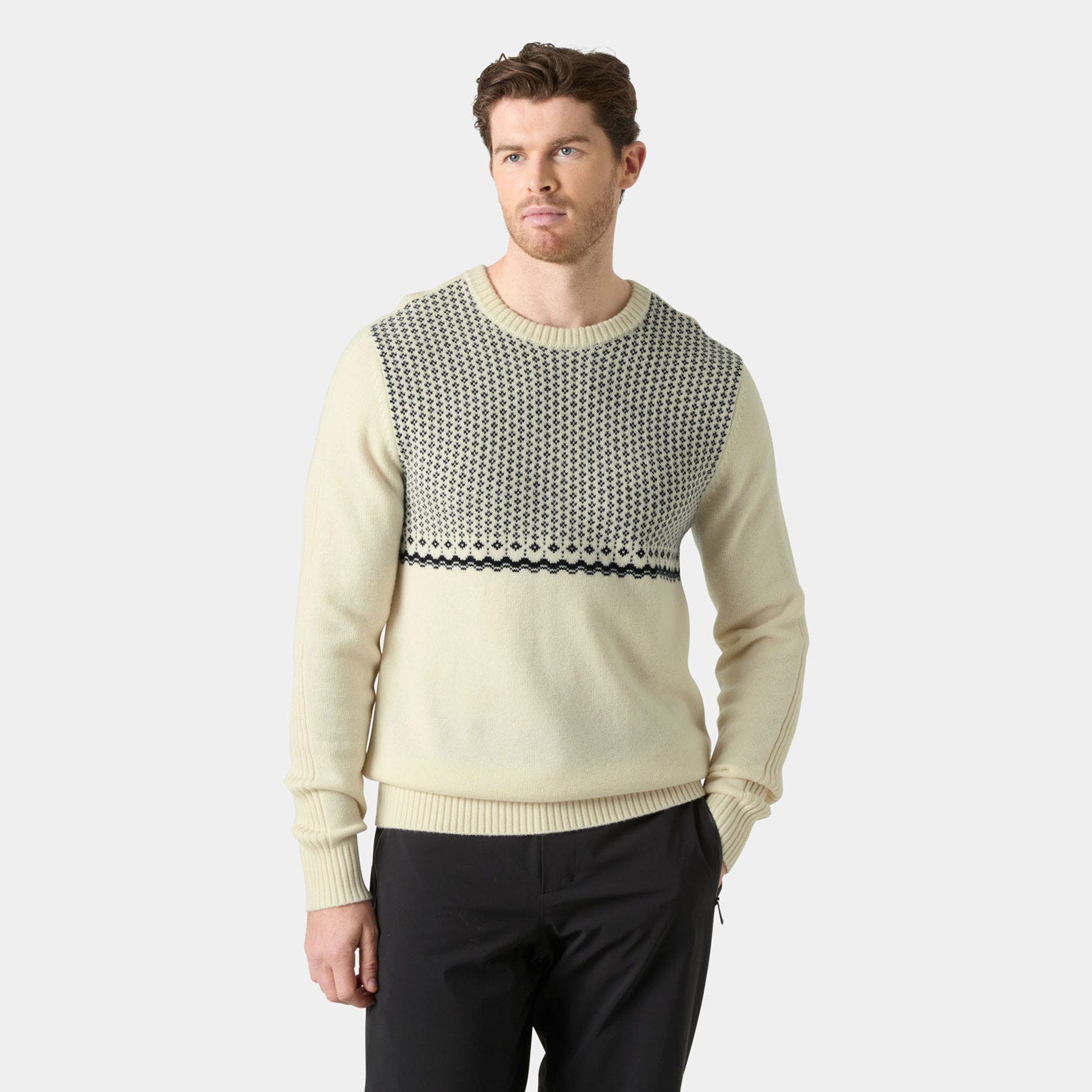 Helly Hansen Afton Knit Sweater in Navy Fair Isle