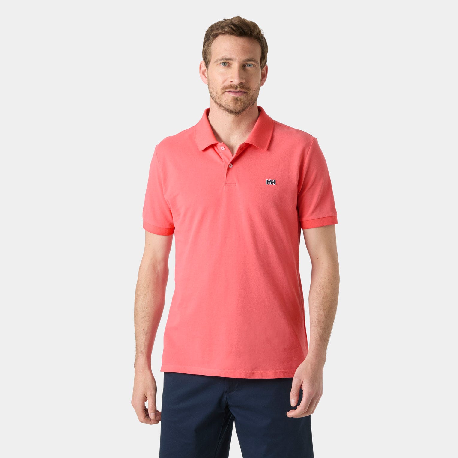 Helly Hansen Elba Fitted Polo in Nantucket Red