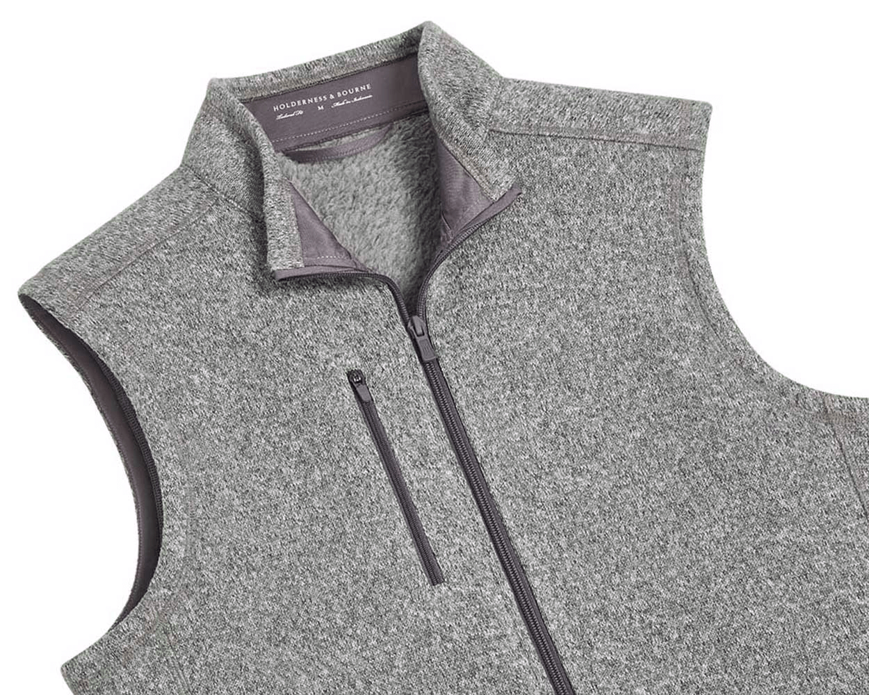 Holderness & Bourne The Ashby Vest in Gray