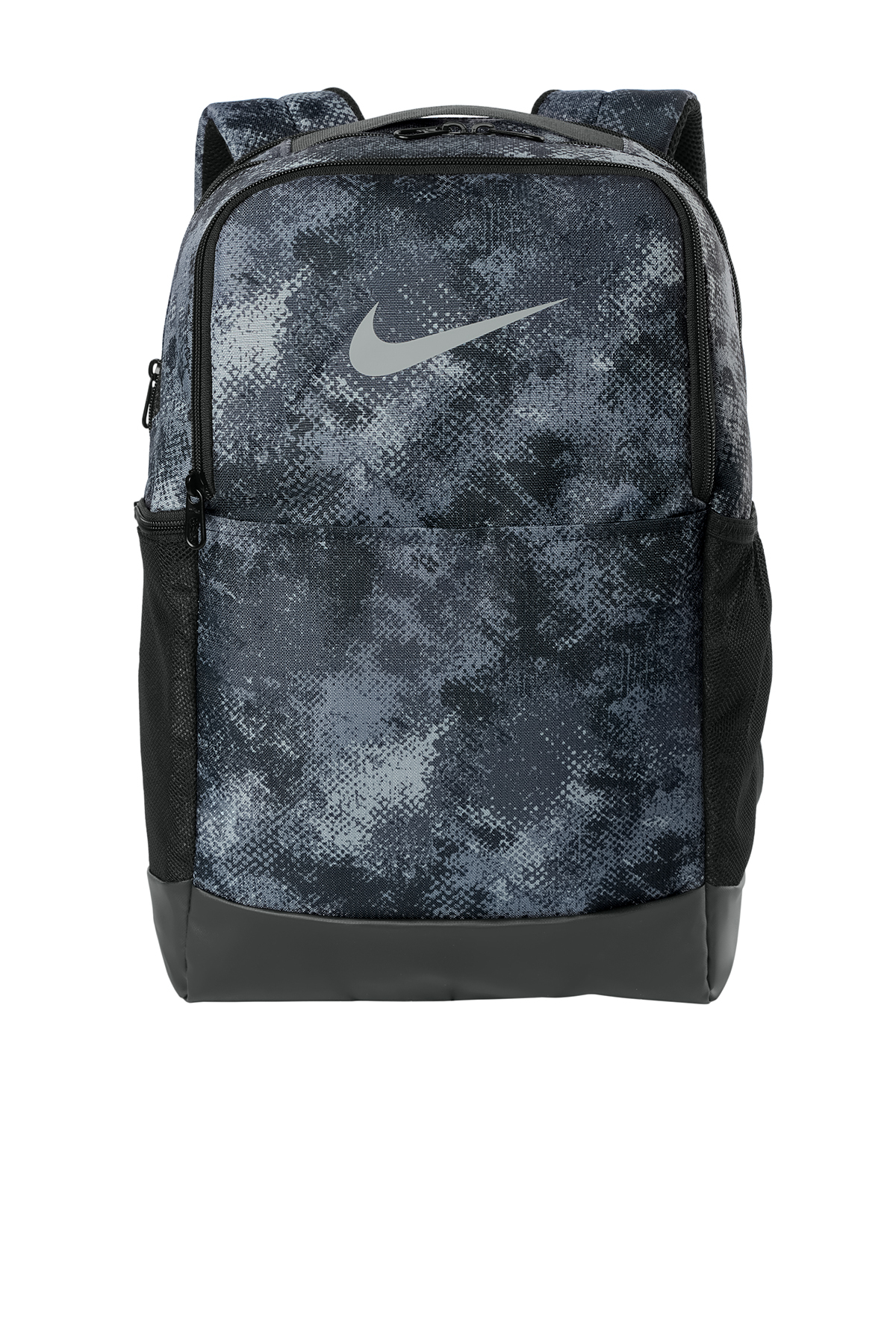 Nike Brasilia Camo Backpack in Iron Grey