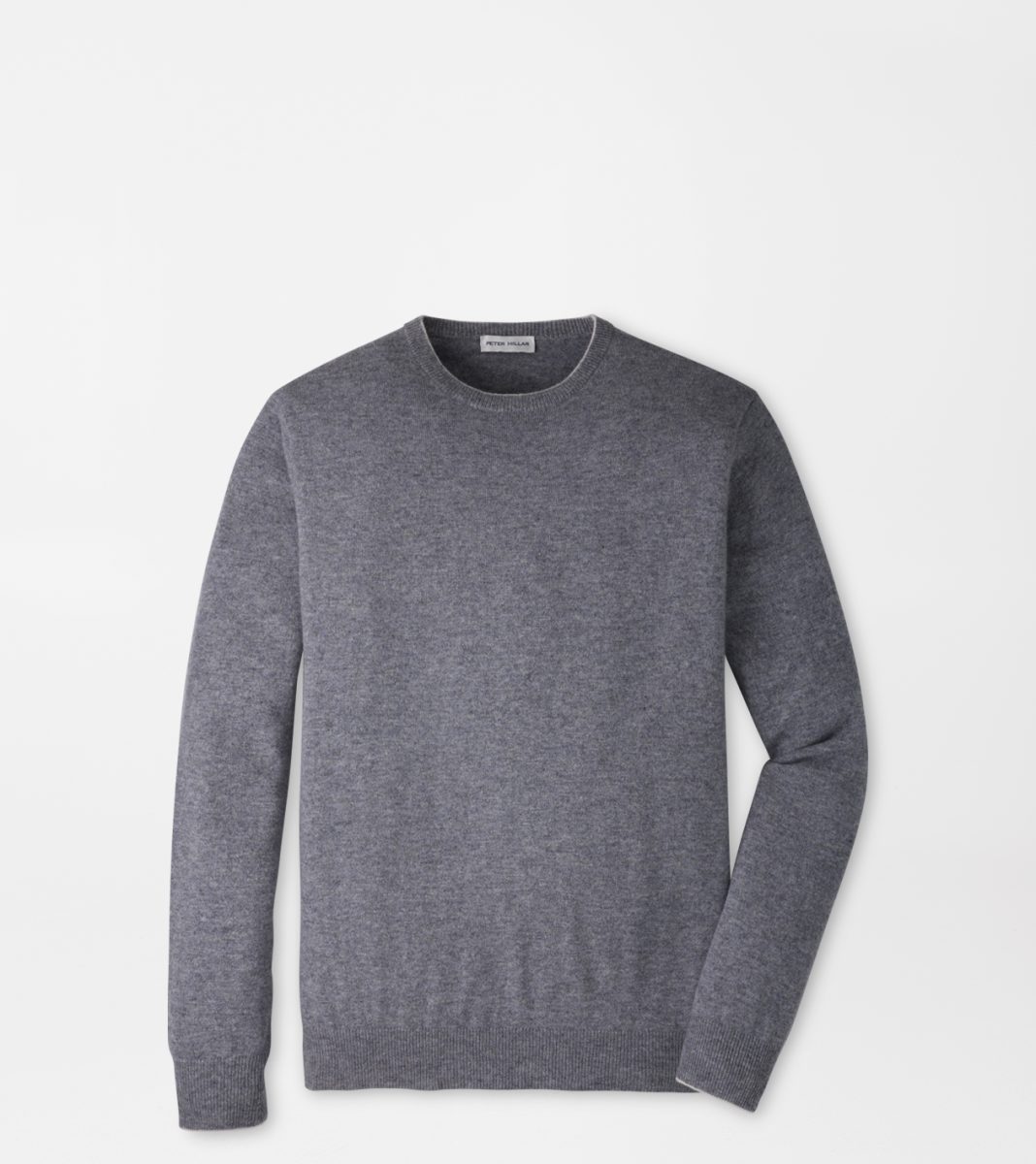 Peter Millar Crown Heritage Cashmere Crewneck Sweater in Camel