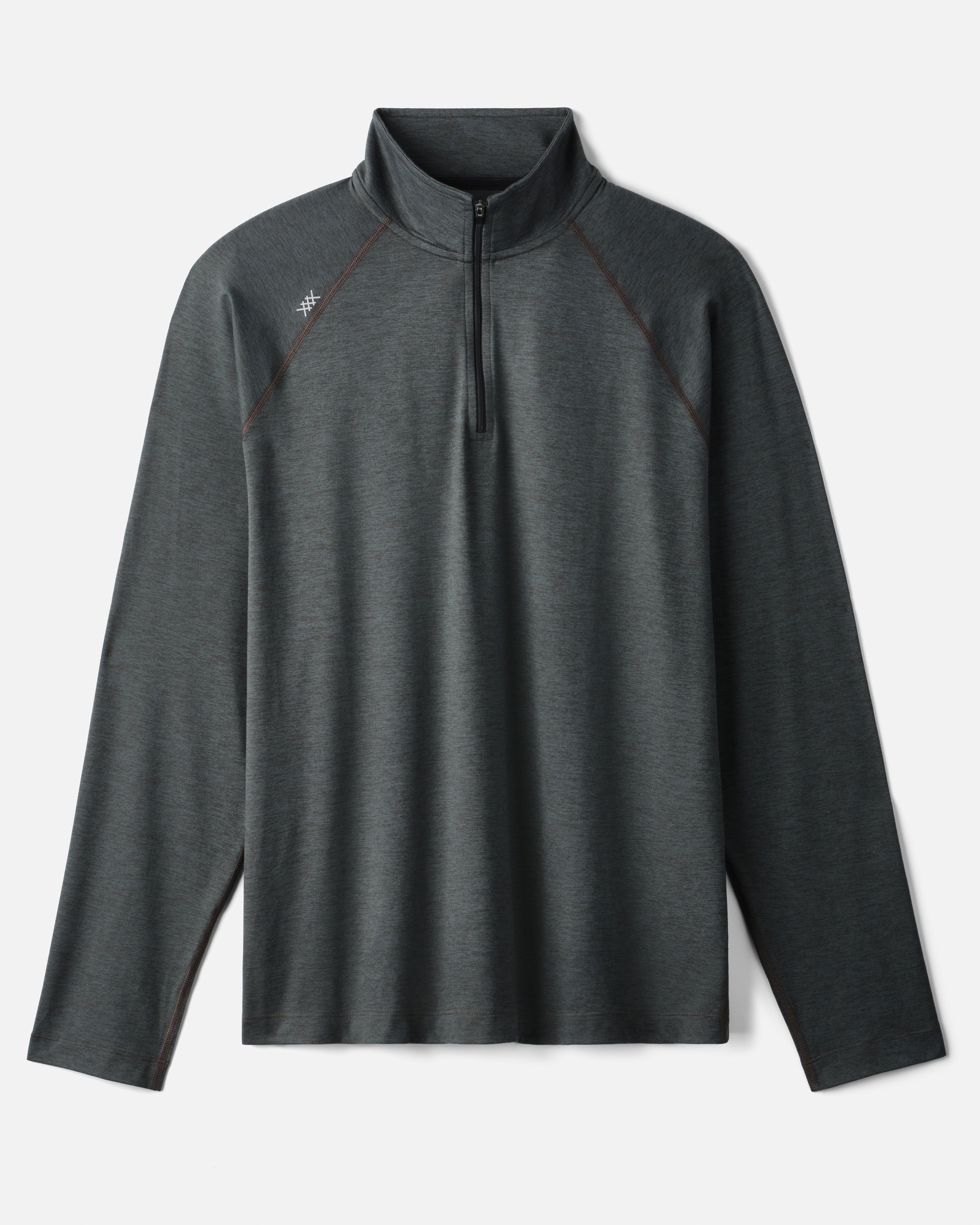 Rhone Out Of Office 1/4 Zip in Black