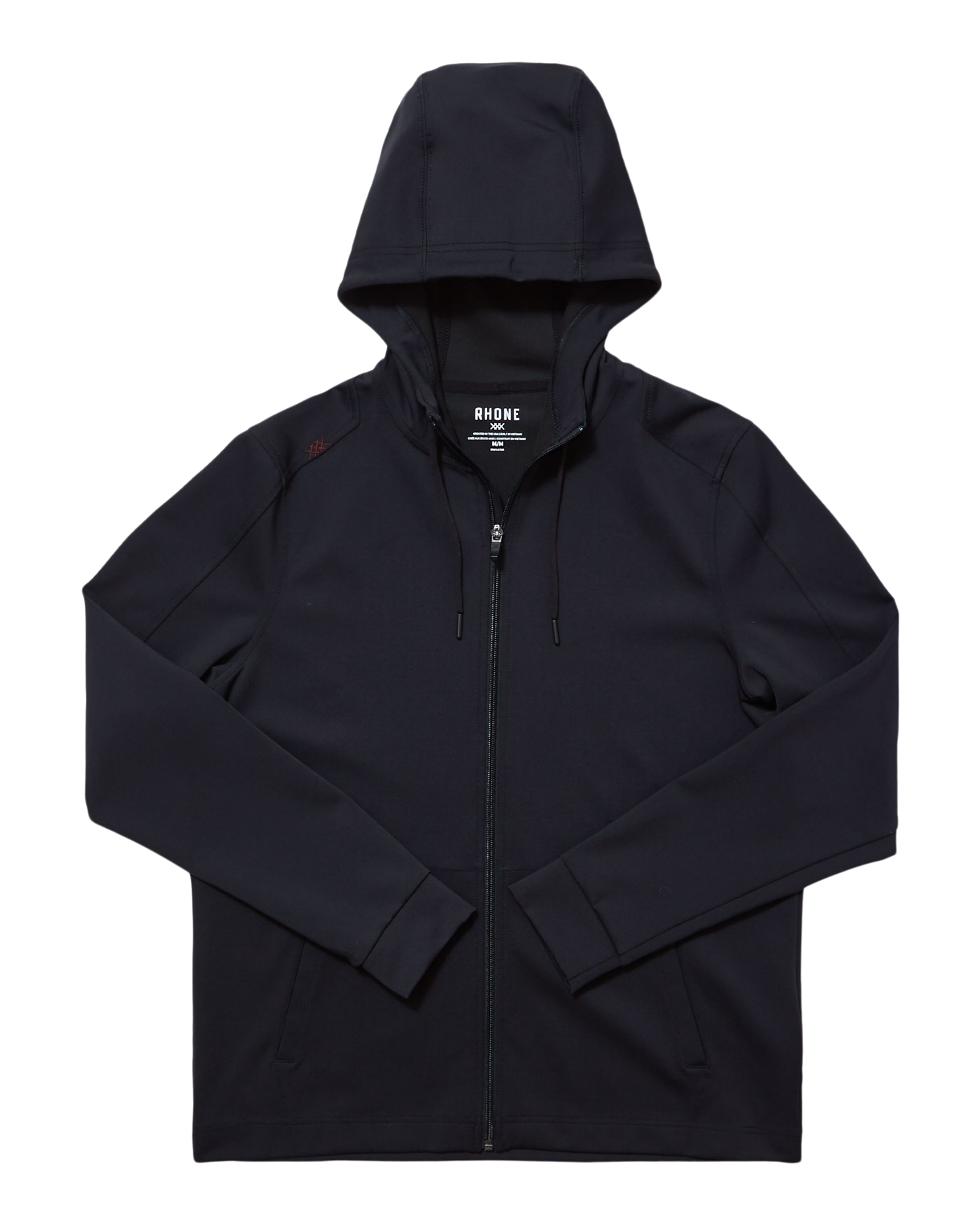 Rhone Spar Full Zip Hoodie in Navy