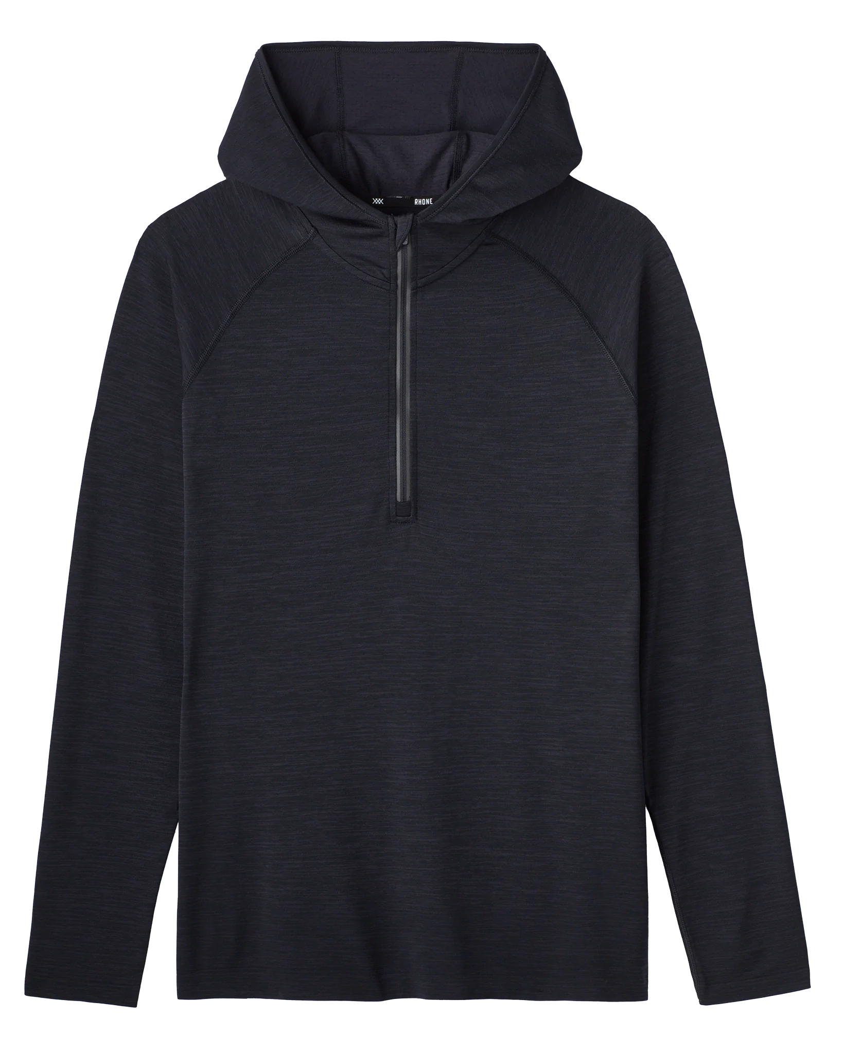 Rhone Vapor Training 1/4 Zip Hoodie in Black