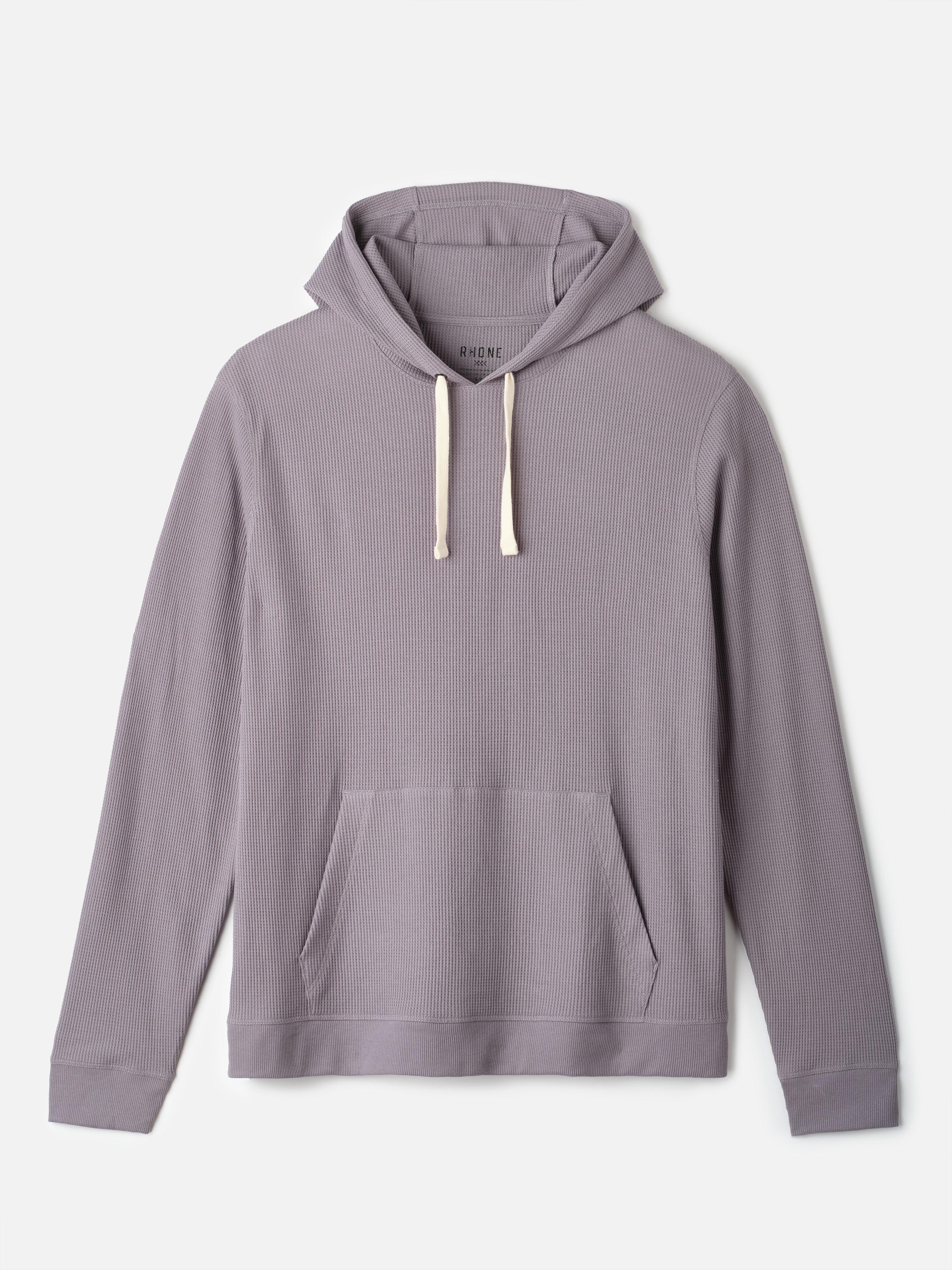 Rhone Waffle Hoodie in Mulberry