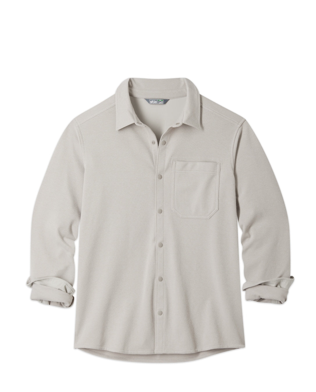 Stio Notion Stretch Knit Shirt in Blue Heron