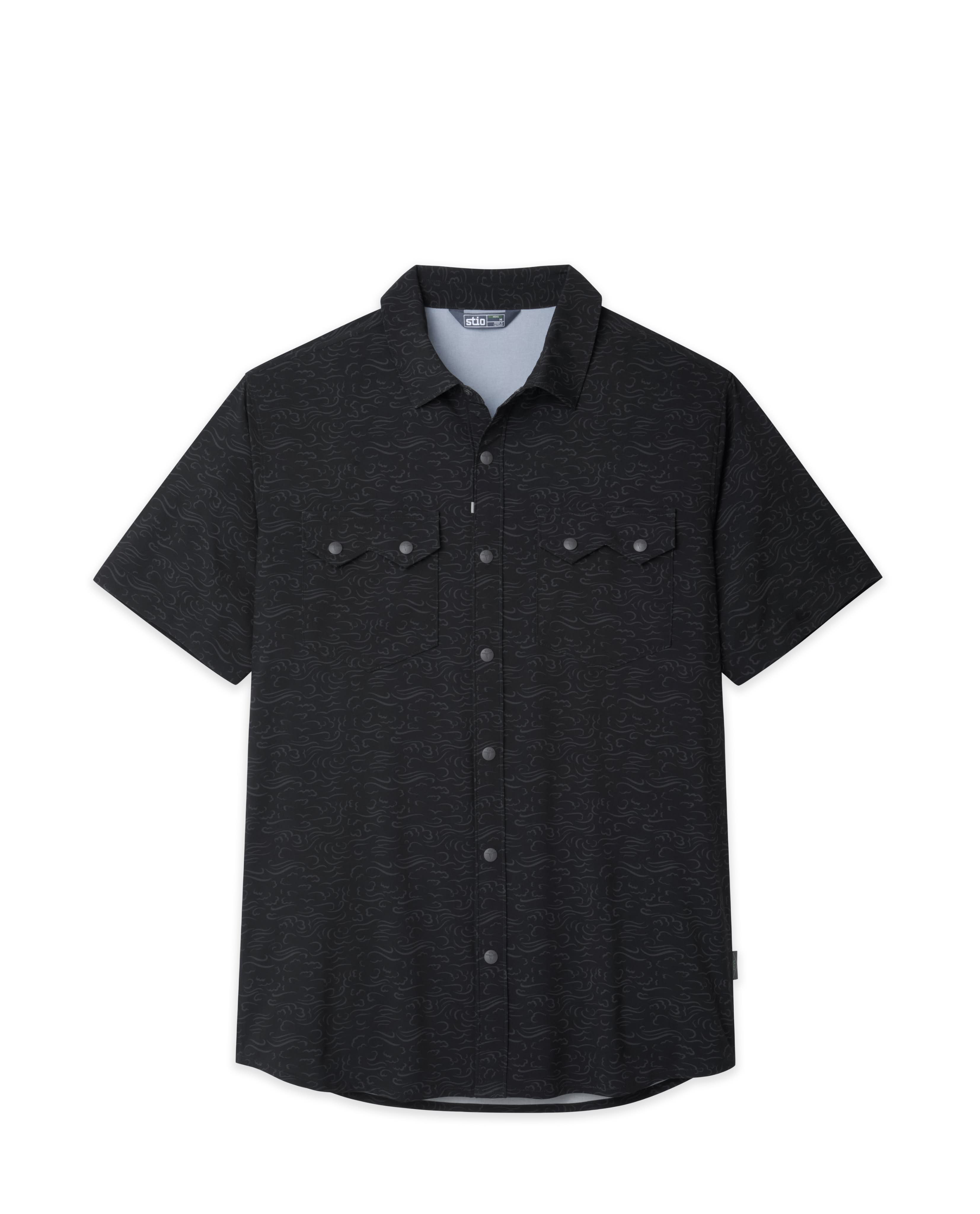 Stio Shifter Shirt SS in Abyss Clouds