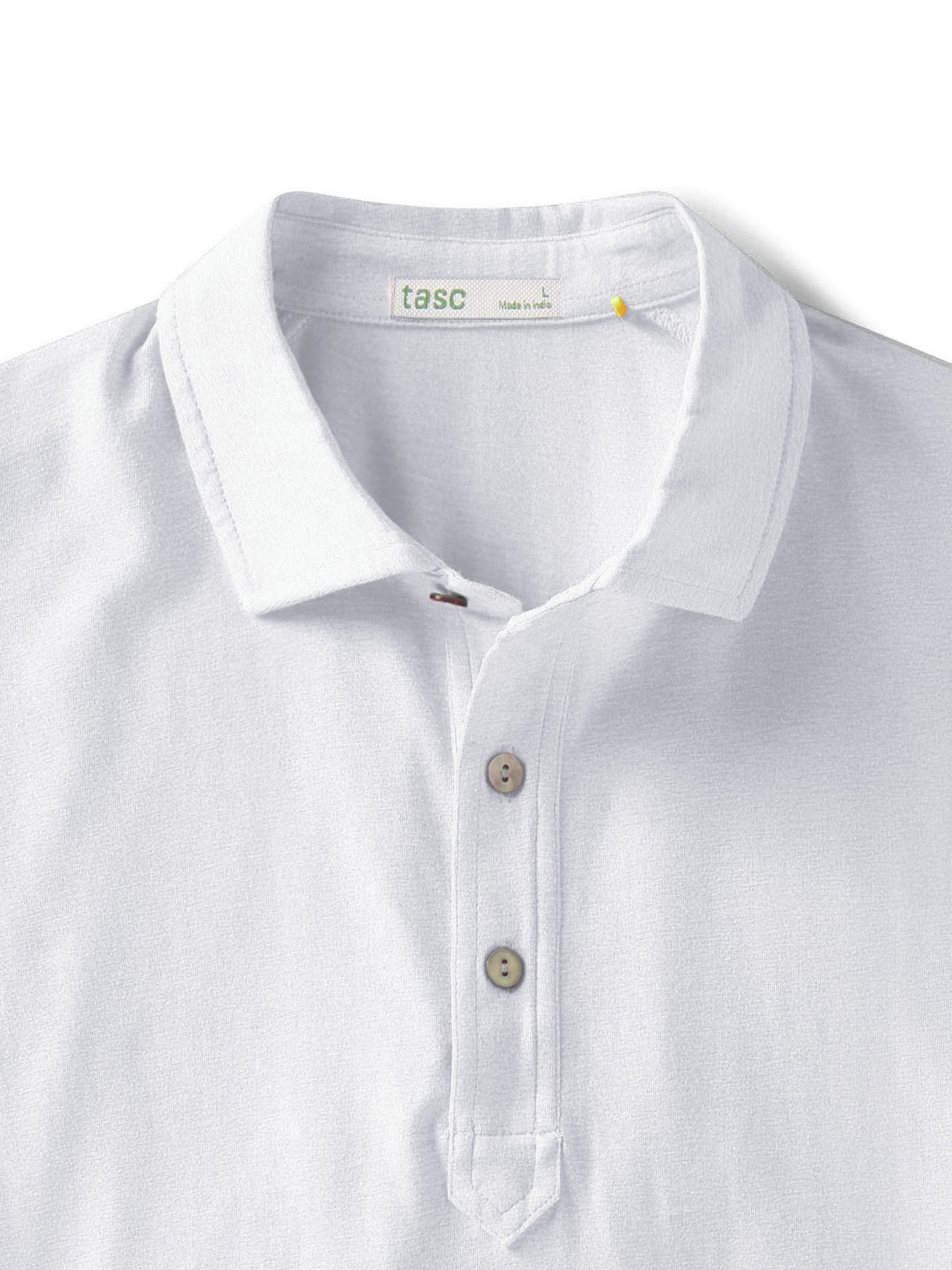 Tasc Everywear Polo in White