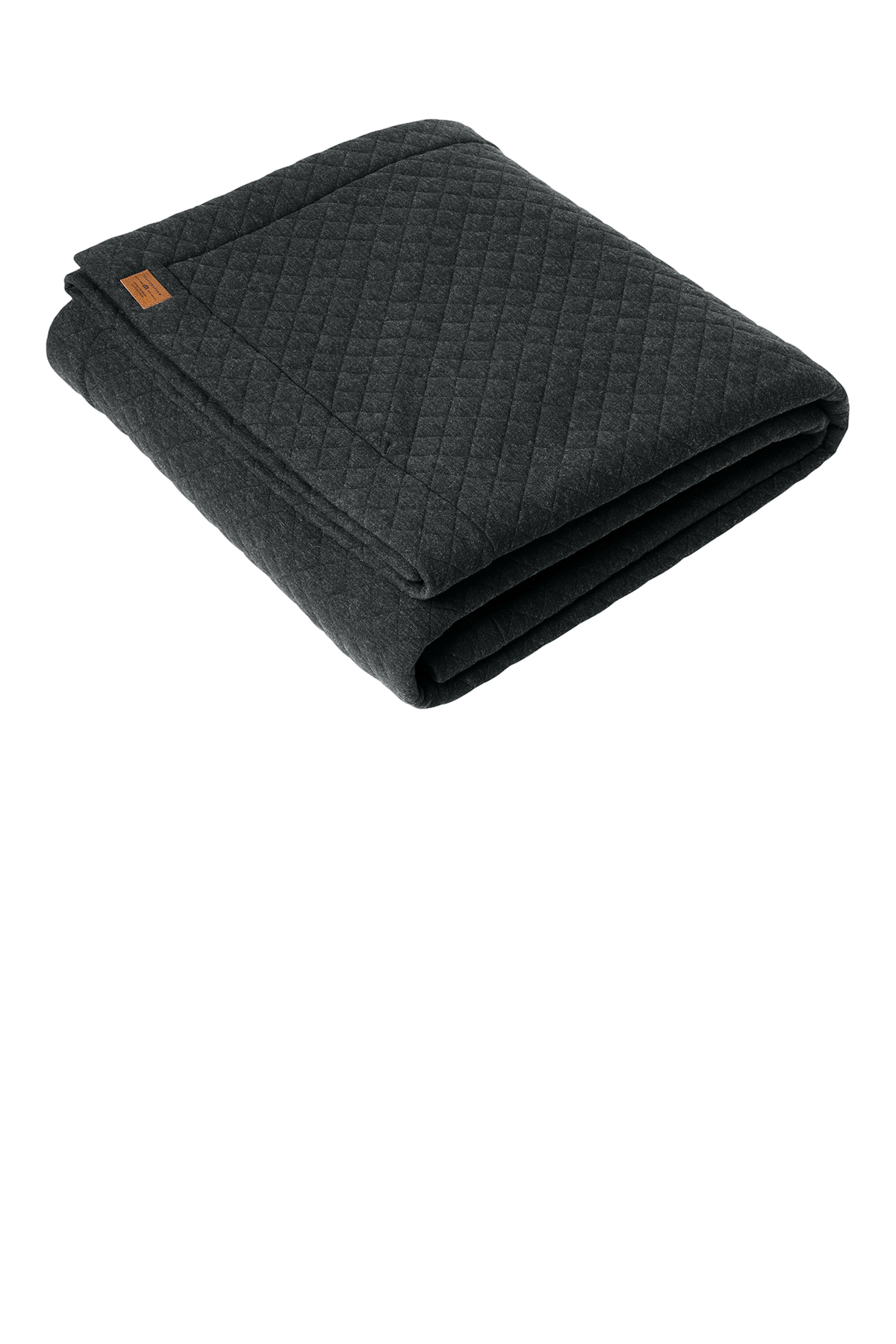 TravisMathew Diamond Quilt Blanket in Dark Grey Heather
